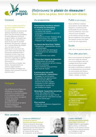 Conférences / Ateliers Inno Pegasi : Catalogue