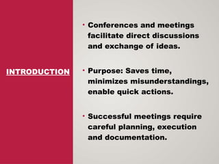 Conferences and Meetings Presentation.pptx