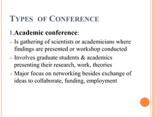 Conference & seminars | PPTX