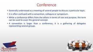 Technical Conference Method Example Conference technique | PPSX