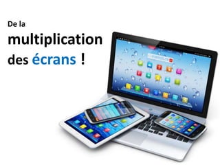 De la

multiplication
des écrans !

 