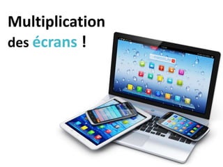 Multiplication
des écrans !
 