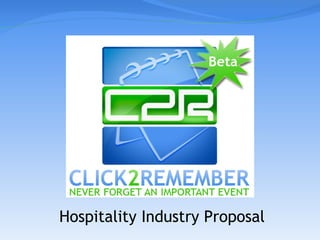 Hospitality Industry Proposal 