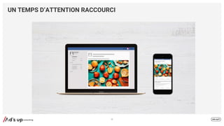 UN TEMPS D’ATTENTION RACCOURCI
22
 