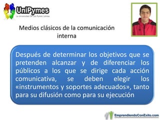Medios clásicos de la comunicación interna