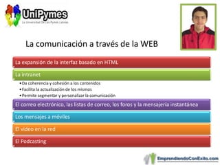 La comunicación a través de la WEB