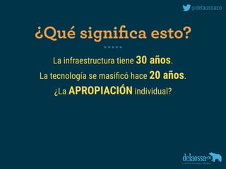 Comenzó en 1957 {hace 58 años}.
El modem se inventó en 1958 {hace 57 años}.
El correo electrónico en 1961 {hace 54 años}.
La primera página web en 1985 {hace 30 años}.
Los motores de búsqueda en 1990 {hace 25 años}.
El comercio electrónico en 1995 {hace 20 años}.
La mensajería instantánea en 1996 {hace 19 años}.
Las redes sociales en 2001 {hace 14 años}.
La era digital
 