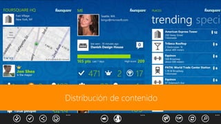 Distribución de contenido
 