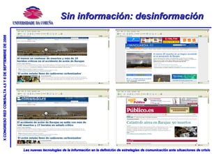 Sin información: desinformación 