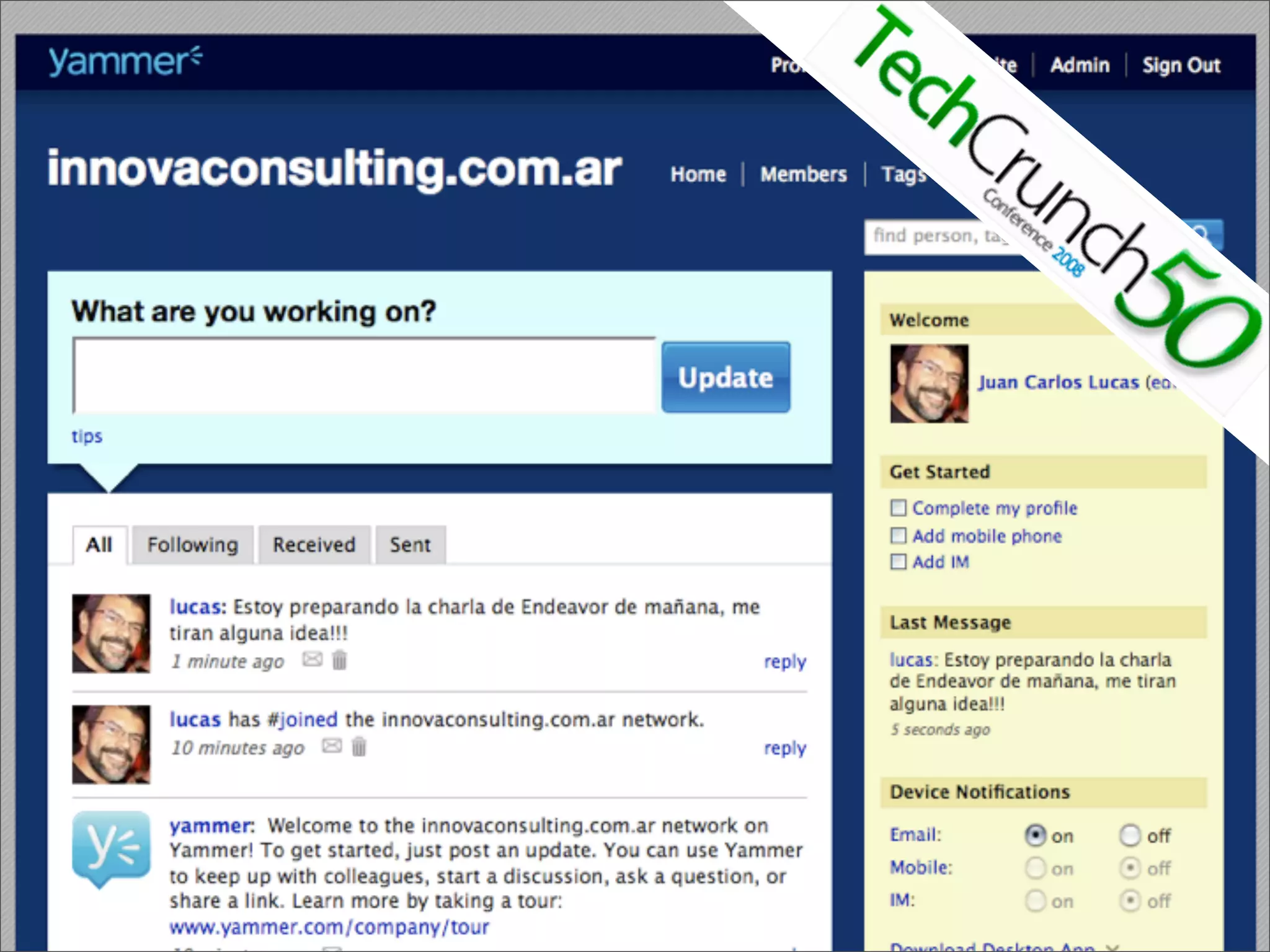 Conferencia Wemedia Baires