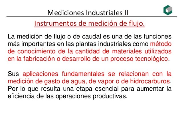 Introducción a la medición de flujo