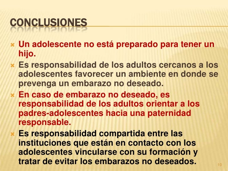 Embarazo En Adolescentes