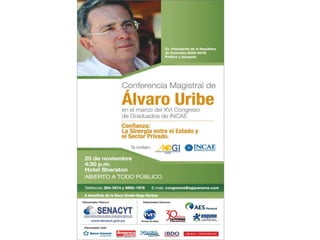 Conferencia Dr. Alvaro Uribe