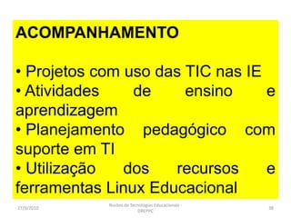OutrasCONTATO:Coordenadora: Cleia Alves NogueiraMultiplicadora: Adriana Alves de MouraMultiplicadora: Maria de Lourdes de CastroTécnico: Thiago ViniciusE-mail:nteguara@gmail.comBlog: http://nmpnteguara.blogspot.comTelefone: 3901-3716