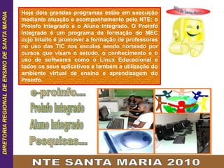 Formação Aluno IntegradoCED 01 de Planaltina e CEM Stella dos Cherubins