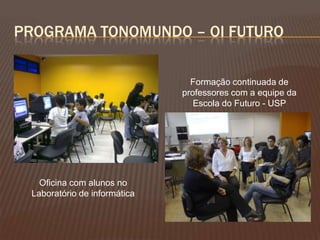 NTE - Núcleo destinado a formação continuada de professores da regional de sua abrangência na introdução das TIC (Tecnologia de Informação e Comunicação) no processo de ensino-aprendizagem, bem como orientação e acompanhamento dos projetos existentes nas IE.
