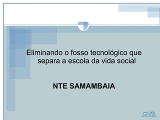 SUPORTE INTERNETBanda Larga do MEC-OI
