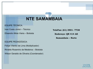 25/09/201039Nucleo de Tecnologias Educacionais - DREPPCSUPORTE TÉCNICO Linux Educacional