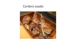 Cordero asado
 