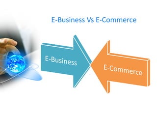 E-Business Vs E-Commerce
 