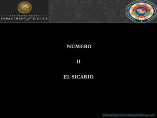 NÚMERO IIEL SICARIOadiazg@cendoj.ramajudicial.gov.co