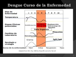Dengue Curso de la Enfermedad
31LUZ M.JORGE (Medico Interno)
 