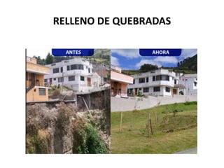 RELLENO DE QUEBRADAS  