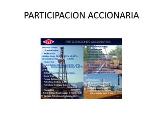 PARTICIPACION ACCIONARIA 
 