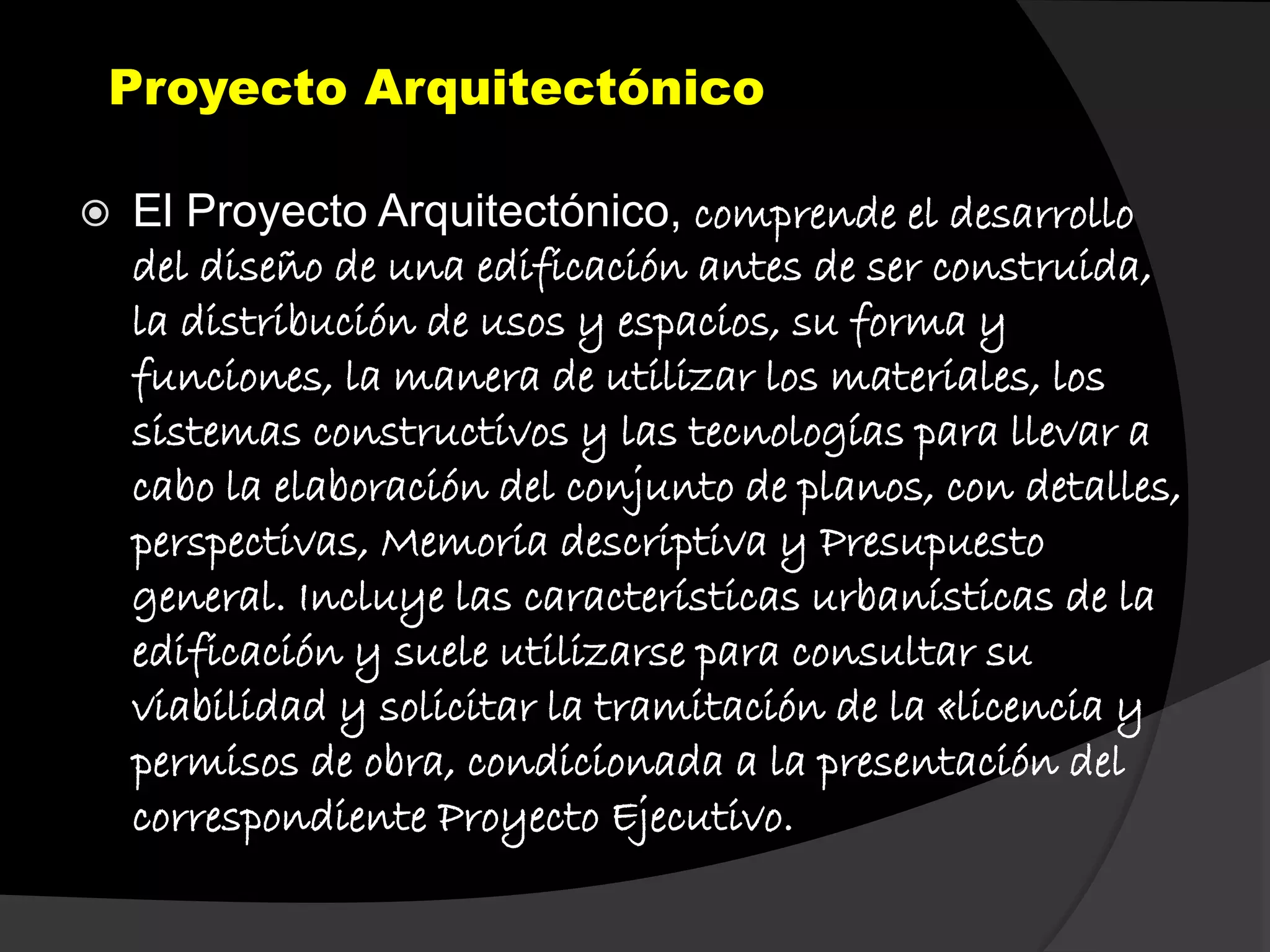 Cómo hacer un proyecto arquitectónico | PPTX
