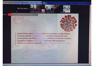 Conferencia feria ciencia