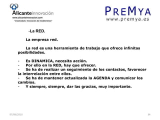 07/06/201018¿Qué es la cultura de una empresa?La cultura de una empresa es su conciencia, sus principios y valores, las creencias, que en definitiva son la suma de los principios y valores individuales ( en empresas muy pequeñas).Los principios y valores de una empresa conforman su “forma de hacer las cosas” más o menos habituales, a menudo se convierten en su rasgo característico y distintivo que las diferencia.