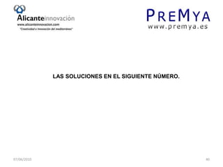 La era de Spiderman.07/06/201027 Un modelo para la gestión del cambio cultural. Diagnostico previo.Es un modelo de siete elementos, que analiza la cultura antes de emprender el proceso de cambio. Se basa en cinco Premias previas.Existe una cultura en la empresa que se puede analizar.