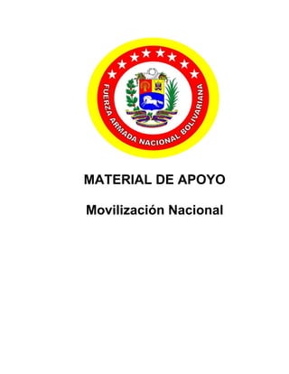 MATERIAL DE APOYO

Movilización Nacional
 