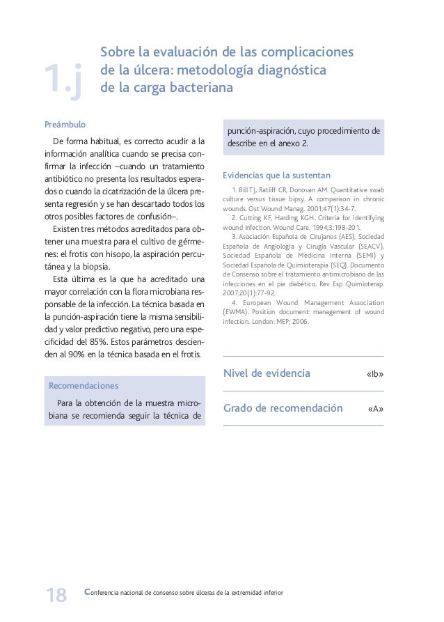Conferencia nacional de consenso sobre ulceras de la Conferencia nacional de consenso sobre ulceras de la