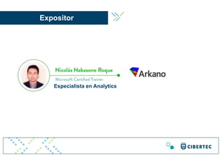 Especialista en Analytics
Expositor
 