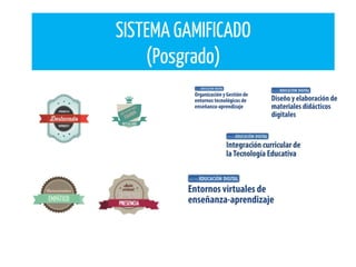 SISTEMA GAMIFICADO
(Posgrado)
 