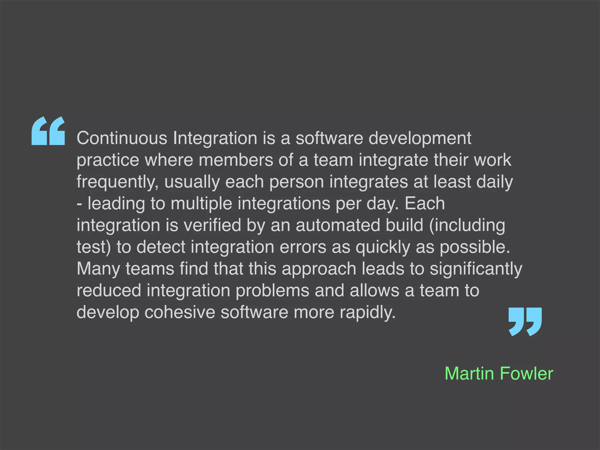 Conferencia Rails: Integracion Continua Y Rails