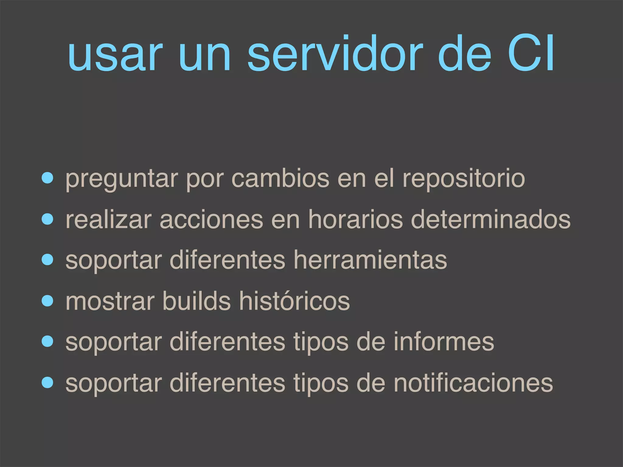 Conferencia Rails: Integracion Continua Y Rails