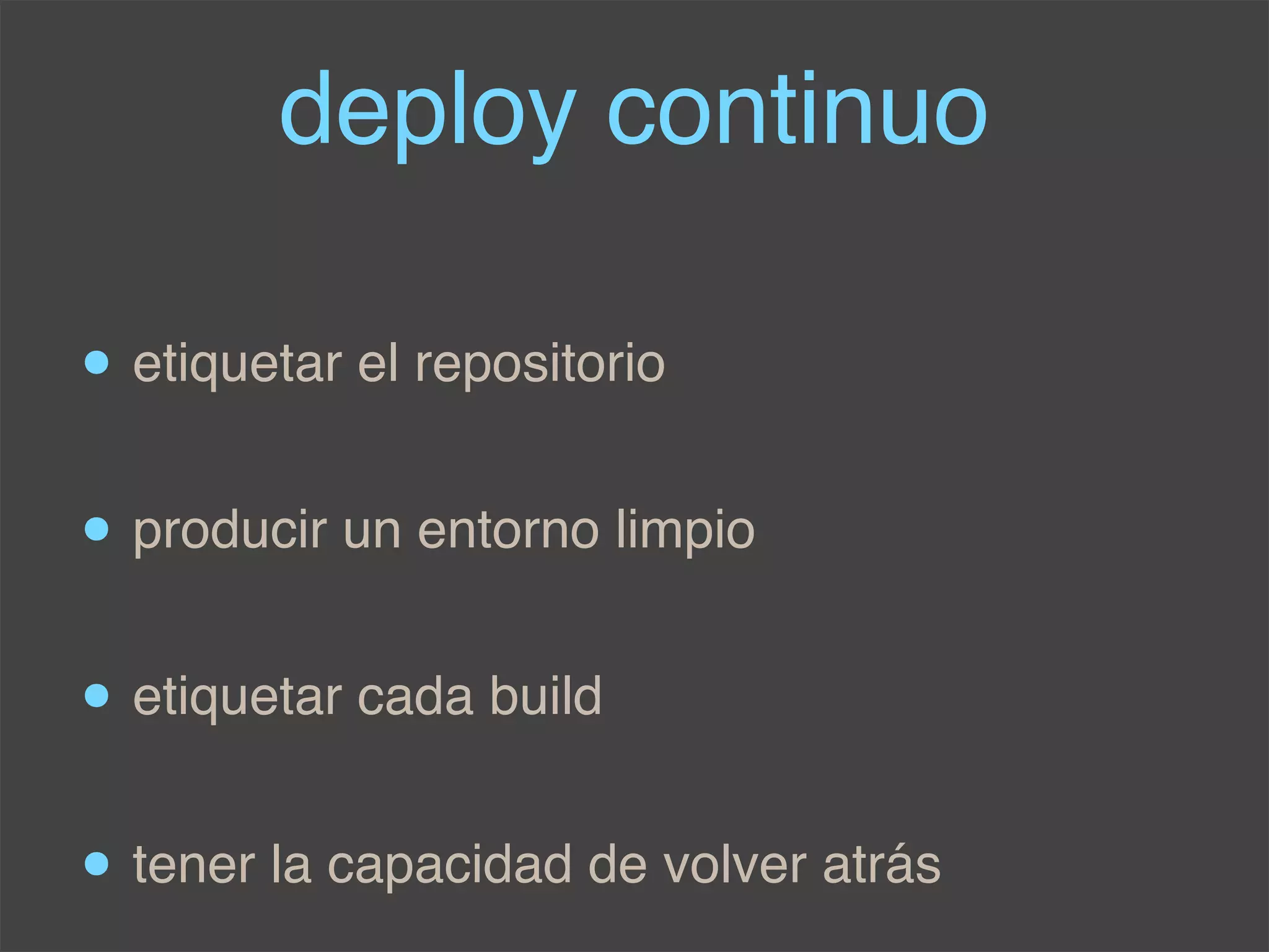 Conferencia Rails: Integracion Continua Y Rails