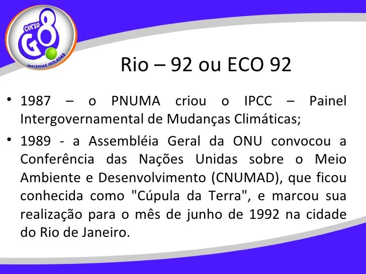 Quais Os Três Principais Acordos Internacionais Sobre O Meio Ambiente ...