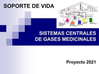 SOPORTE DE VIDA
SISTEMAS CENTRALES
DE GASES MEDICINALES
Proyecto 2021
 