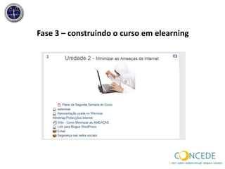 Fase 3 – construindo o curso em elearning