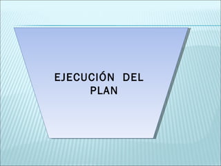 EJECUCIÓN  DEL  PLAN 