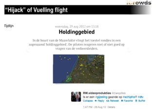 “Hijack” of Vuelling flight
Tijdlijn

 