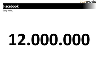 Facebook
Daily in NL

12.000.000

 