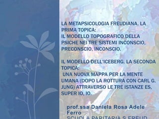 Conferenza Freud | PPTX