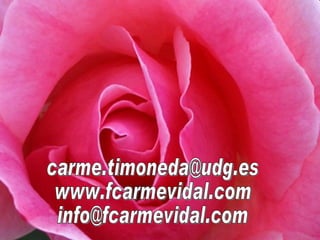[email_address] www.fcarmevidal.com [email_address] 