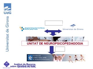 EQUIPO INVESTIGADOR: “ Procesos cognitivos y emocionales, neurología y aprendizaje” 1993-2003 UNITAT DE NEUROPSICOPEDAGOGIA 2004 