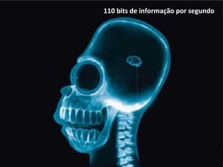 110 bits de informação por segundo
 