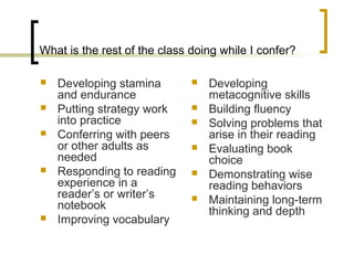 Conferring with students | PPT